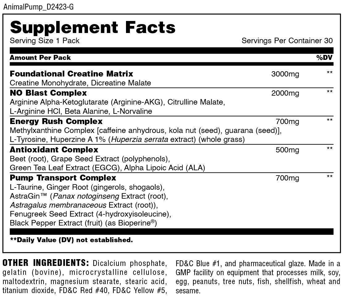 Animal Pump - The Supplements Factory