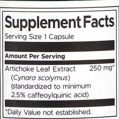 Artichoke Supplement - The Supplements Factory