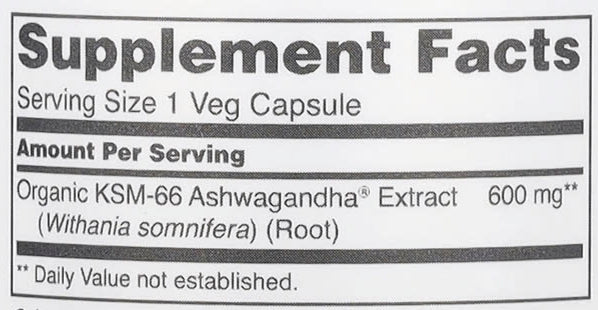Ashwagandha Ksm 66 - The Supplements Factory