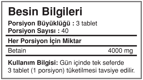 Betaine - The Supplements Factory