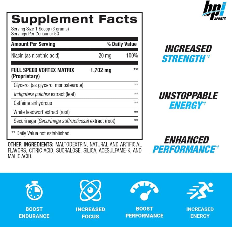 BPI 1 MR Vortex - The Supplements Factory