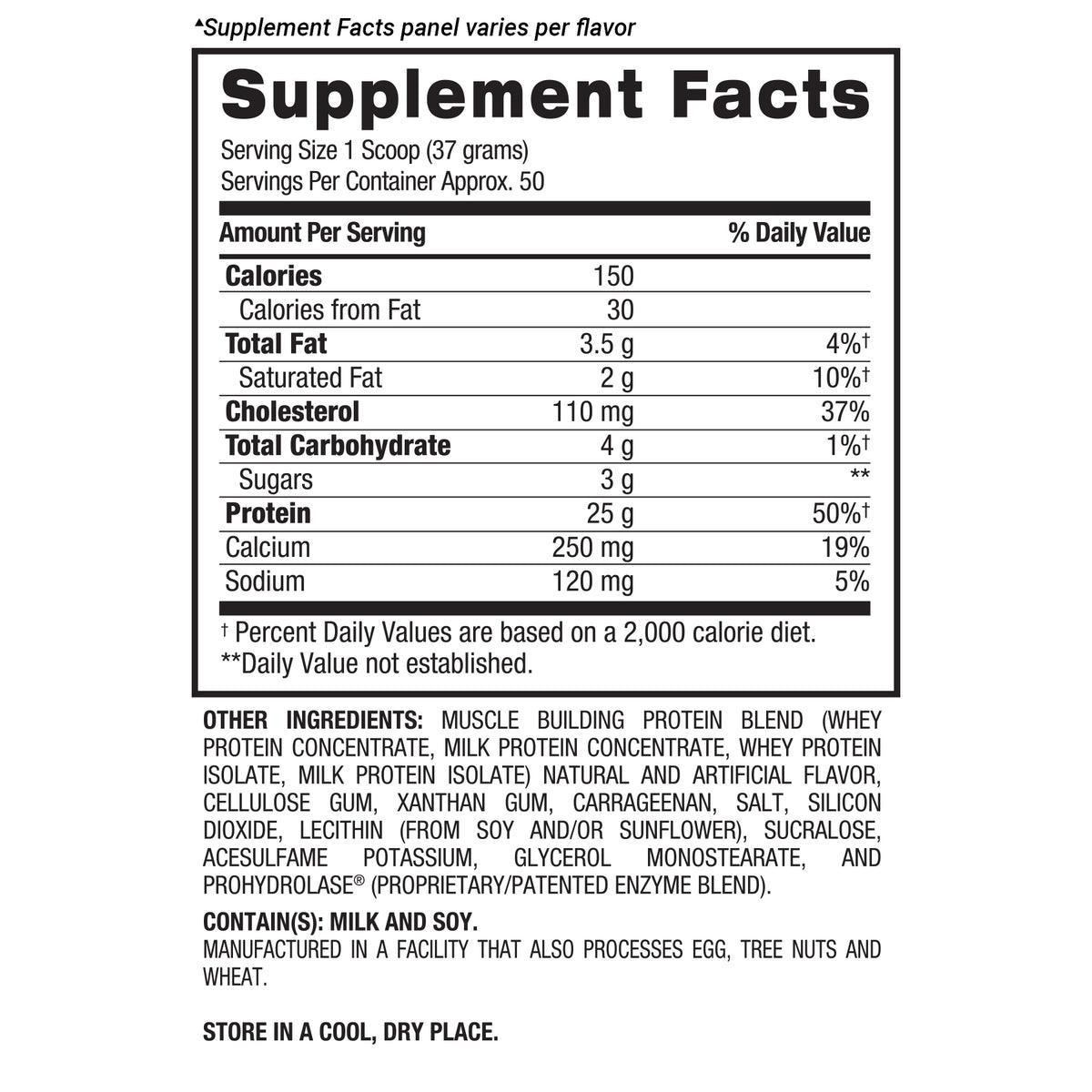 BPI Whey HD - The Supplements Factory