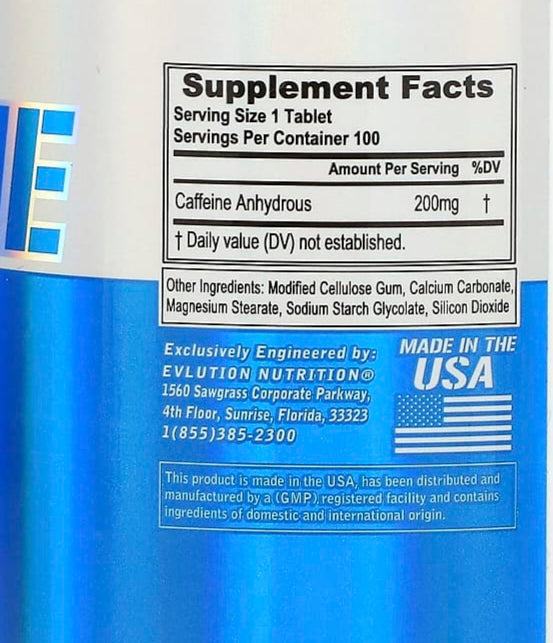 Caffeine Evl - The Supplements Factory