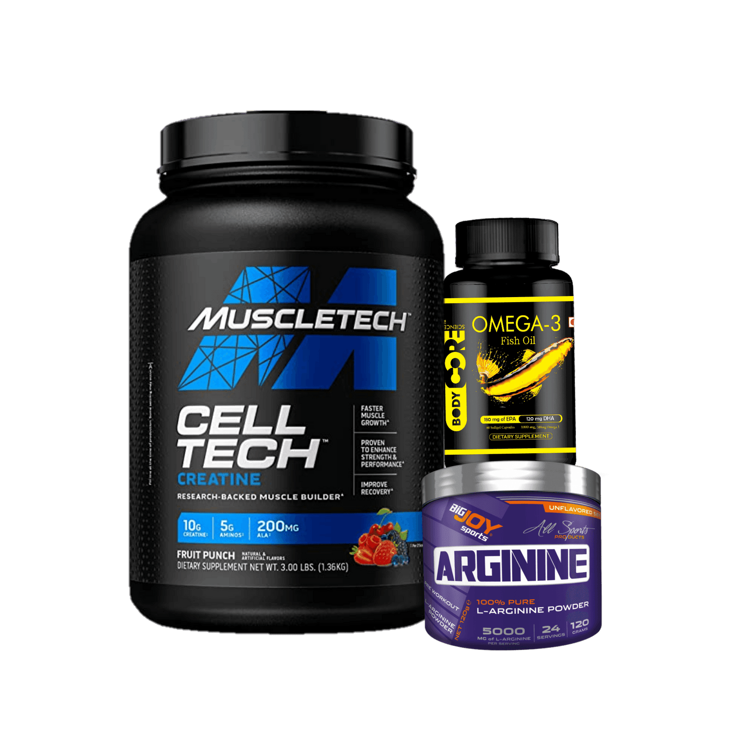 Celltech + Arginine + Omega 3 - The Supplements Factory