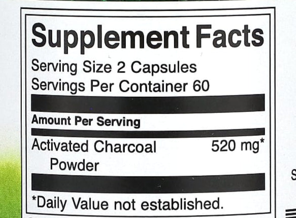 Charcoal - The Supplements Factory