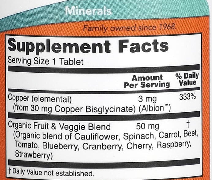 Copper glycinate - The Supplements Factory