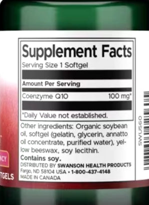 Coq10 Swanson - The Supplements Factory