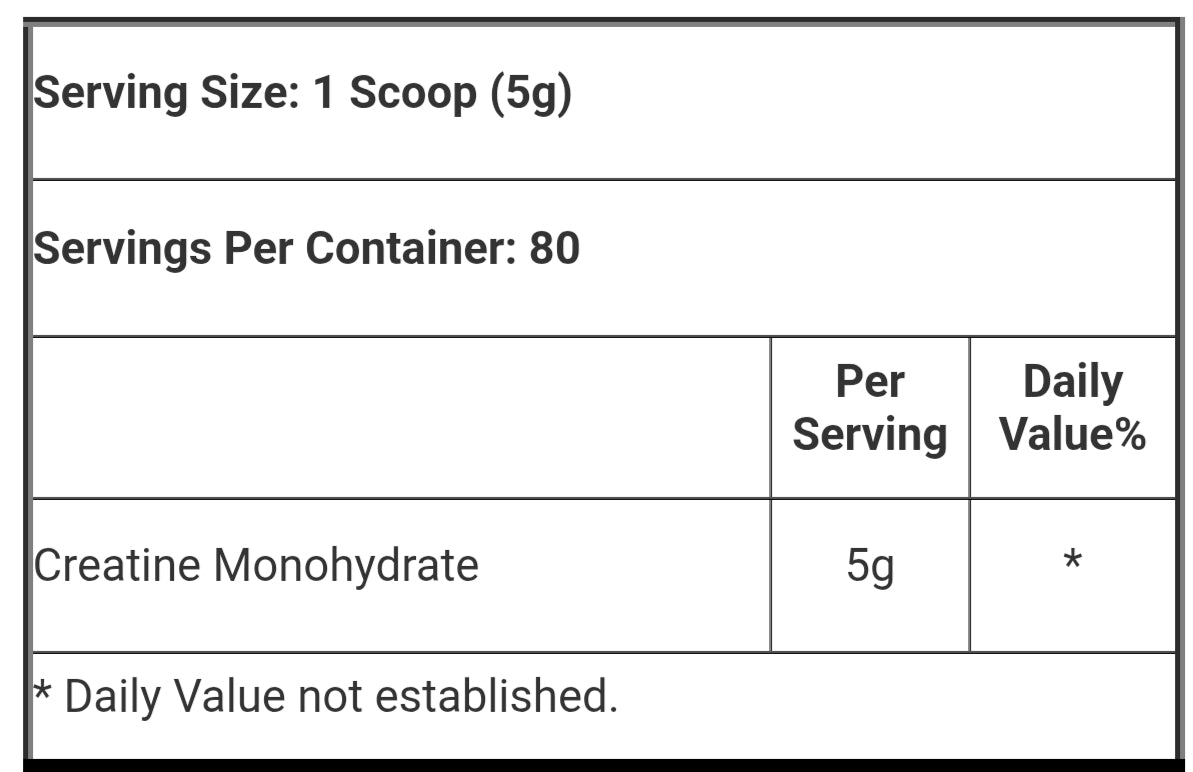 Creatine Sporter 400G - The Supplements Factory