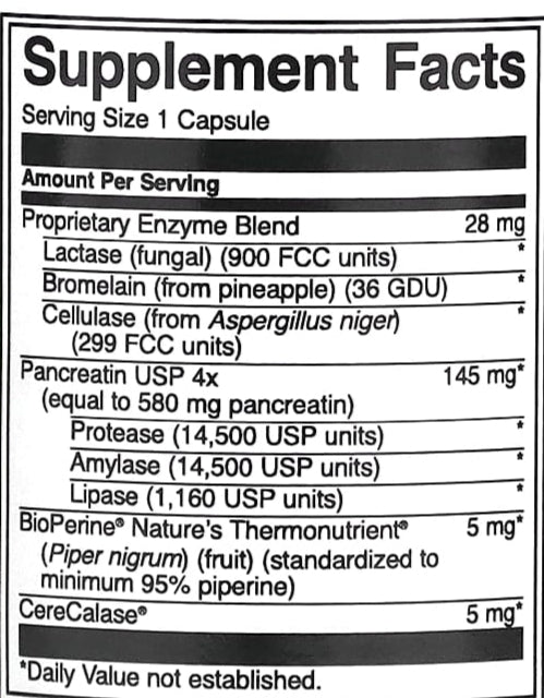 Digestive Enzymes - The Supplements Factory