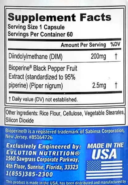 DIM (Diindolylmethane) Estrogen Blocker - The Supplements Factory