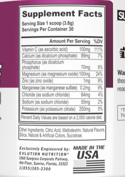 EVL Electrolytes - The Supplements Factory