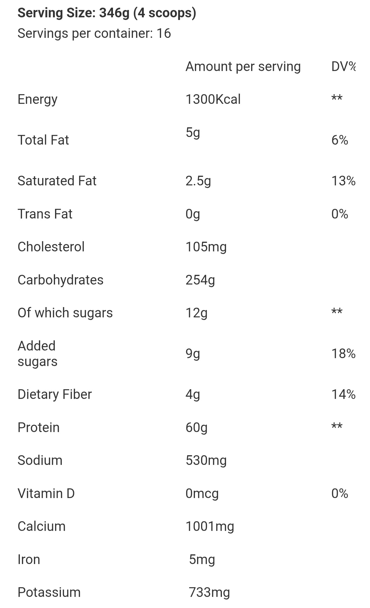 Gainer 12 Lbs Sporter - The Supplements Factory