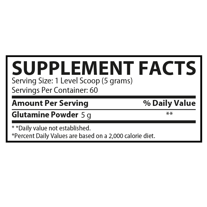 Glutamine Muscle Rulz Powder - The Supplements Factory