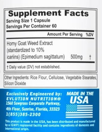 Horny Goat Weed - The Supplements Factory