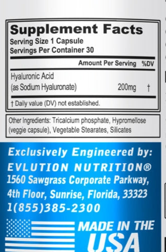 Hyaluronic Acid - The Supplements Factory