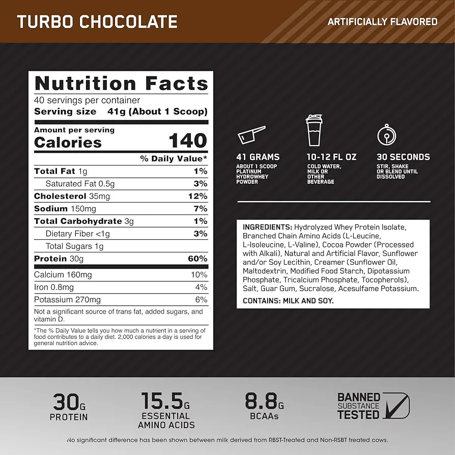Hydro Whey Optimum Nutrition - The Supplements Factory