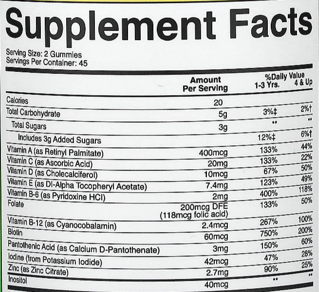 Kids Multi Vitamins - The Supplements Factory