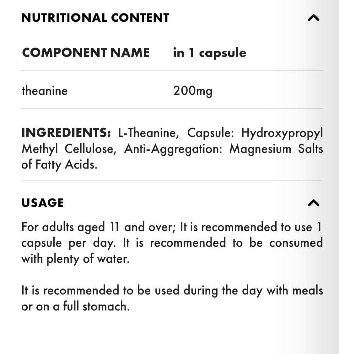 L Theanine - The Supplements Factory