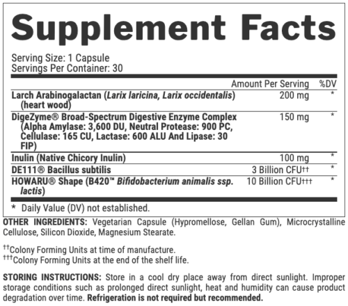 Lipo 6 Digestive enzymes +Probiotics - The Supplements Factory