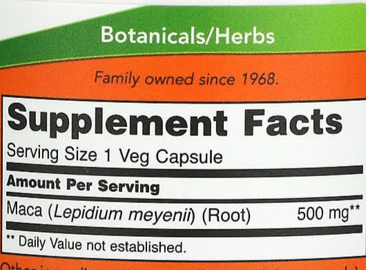 Maca now - The Supplements Factory