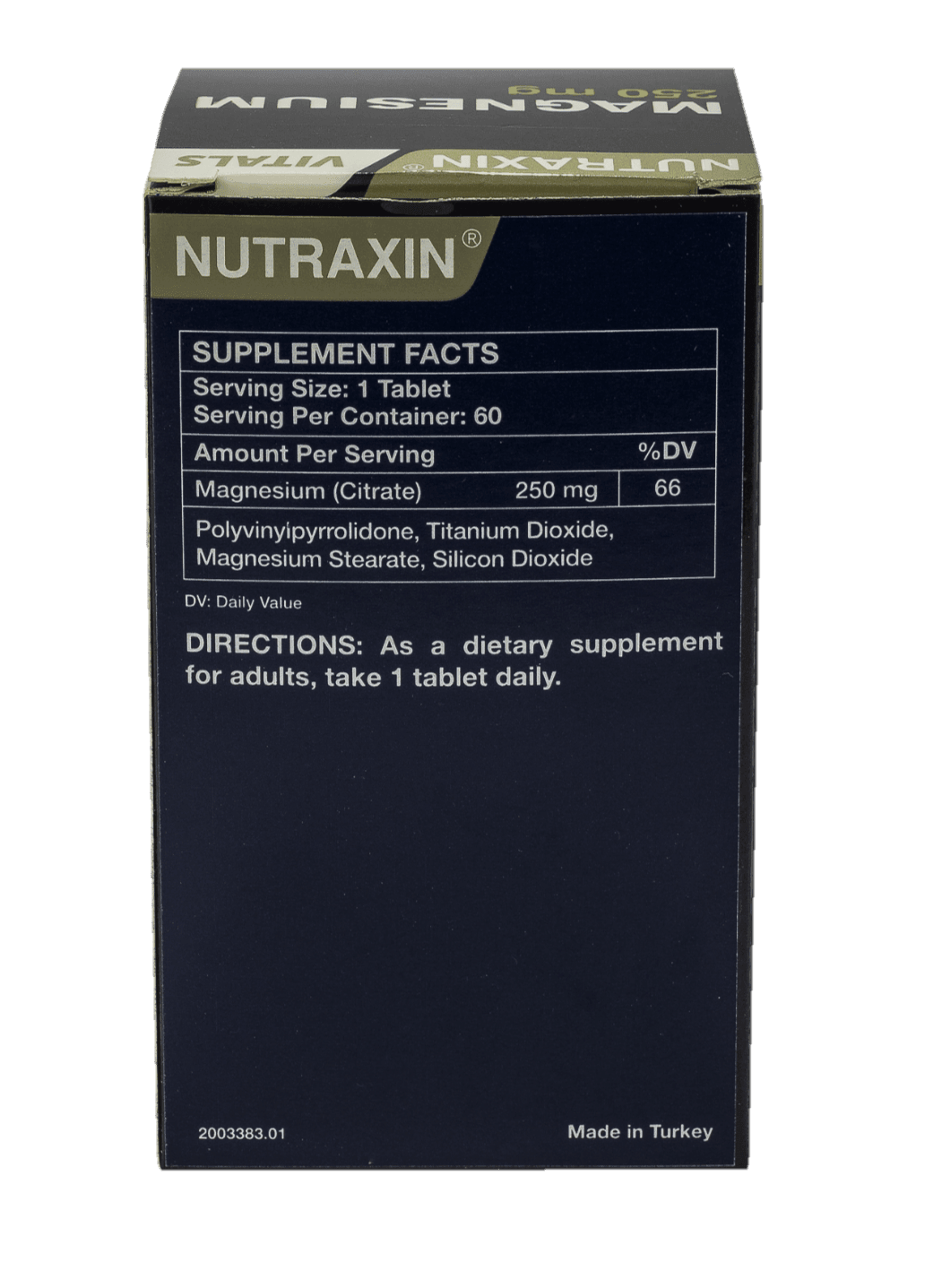 Magnesium Citrate Nutraxin - The Supplements Factory