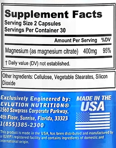 Magnesium Citrate - The Supplements Factory