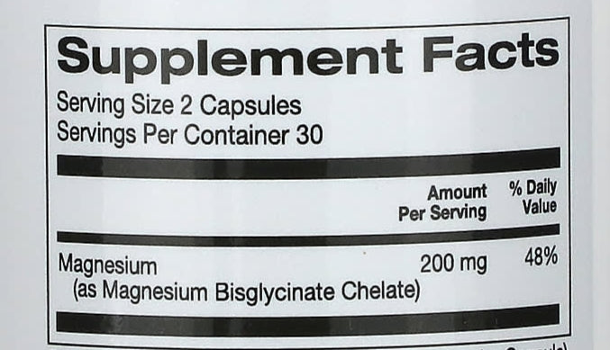 Magnesium Glycinate California - The Supplements Factory