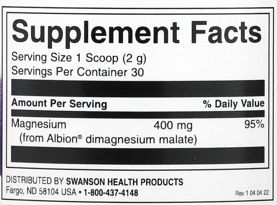 Magnesium Malate - The Supplements Factory