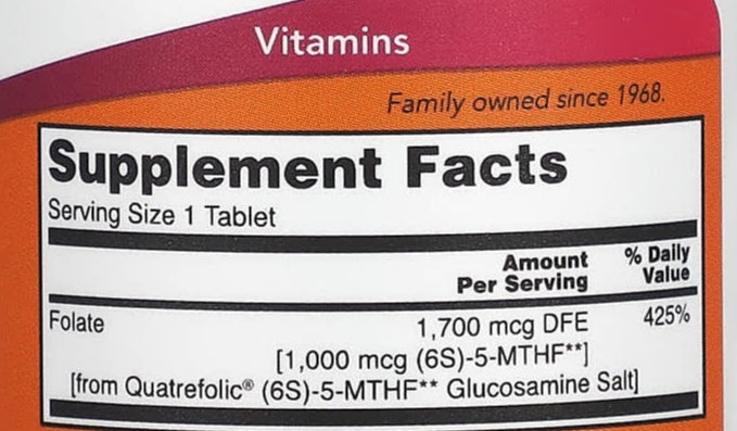 Methyl Folate - The Supplements Factory