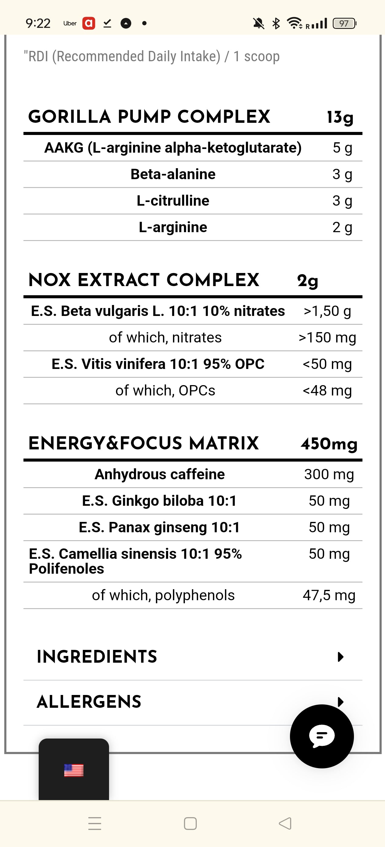 Moon Struck PreWorkout - The Supplements Factory