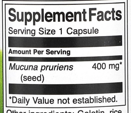 Mucuna Pruriens - The Supplements Factory