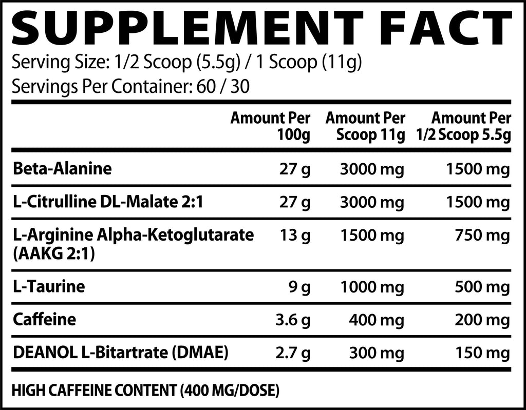 Muscle Rulz Pre Workout - The Supplements Factory
