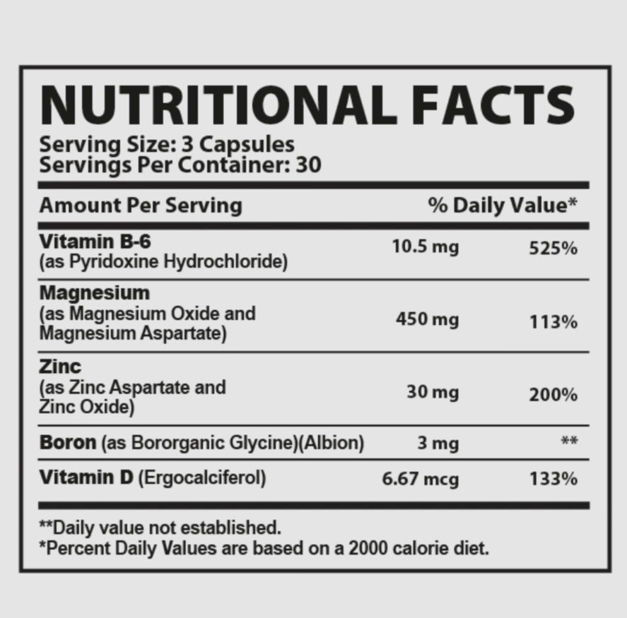 Muscle Rulz ZMA - The Supplements Factory
