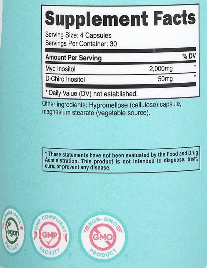 Myo & D-Chiro Inositol - The Supplements Factory