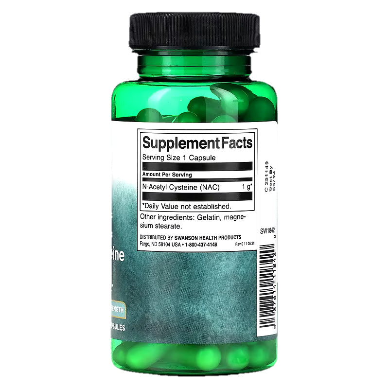 NAC (N -ACETYL CYSTEINE) - The Supplements Factory