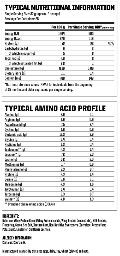 Nutritech Premium Whey Protein - The Supplements Factory