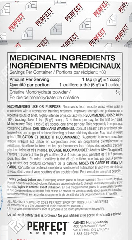 Perfect Sports Creatine 400 Grams π₯ - The Supplements Factory