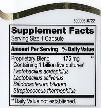 Acidophilus probiotics