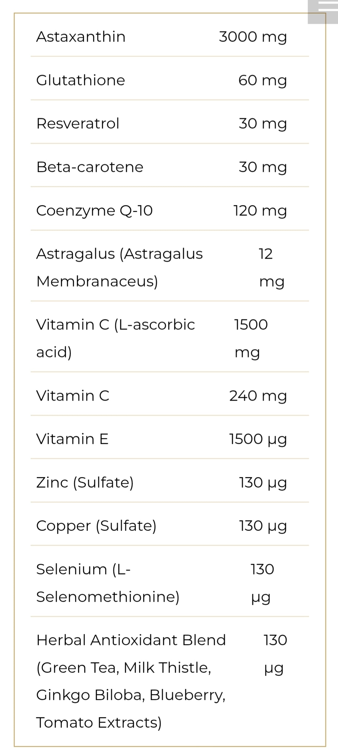 Glutathione + Resveratrol Nutraxin