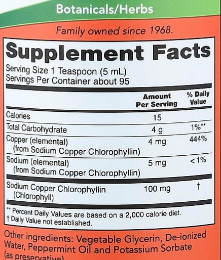 Chlorophyll liquid Now