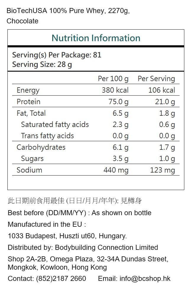 Biotech USA whey