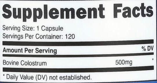 Colostrum Nutricost