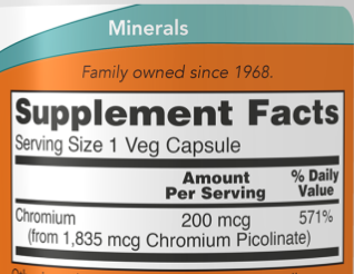 Chromium Picolinate Now