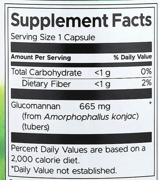 Glucomannan Swanson