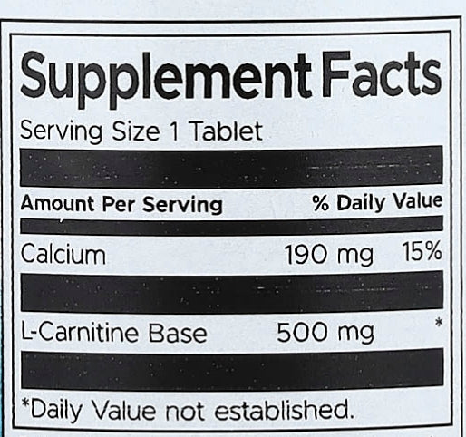 L Carnitine Swanson