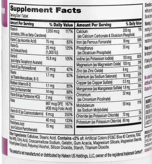Multivitamins Women