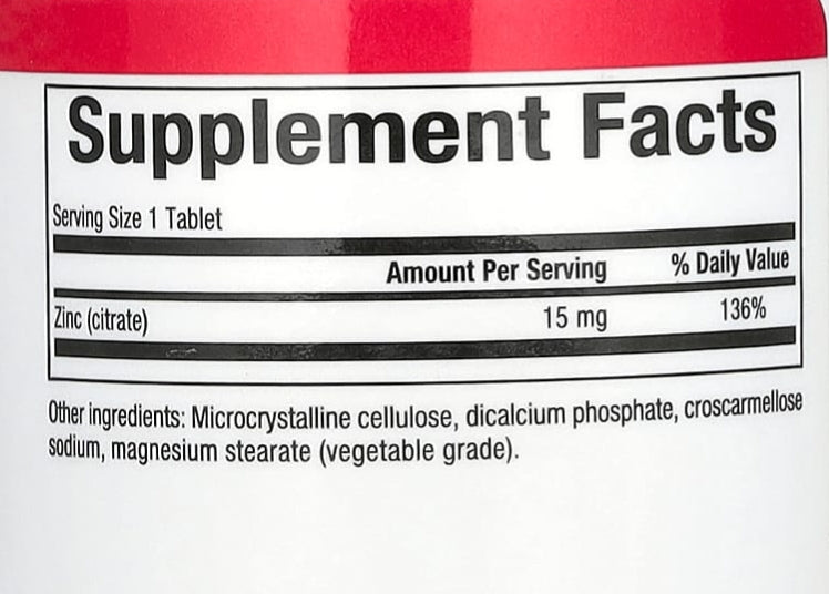 Zinc Citrate Natural Factors