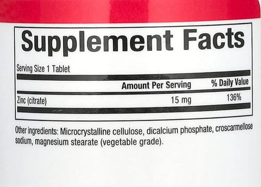 Zinc Citrate Natural Factors