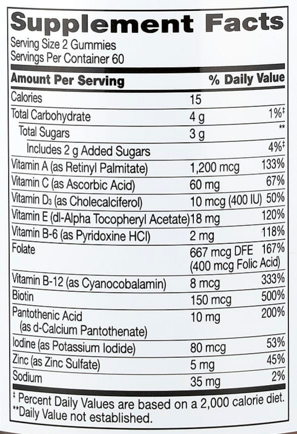 Multi Vitamins Gummies