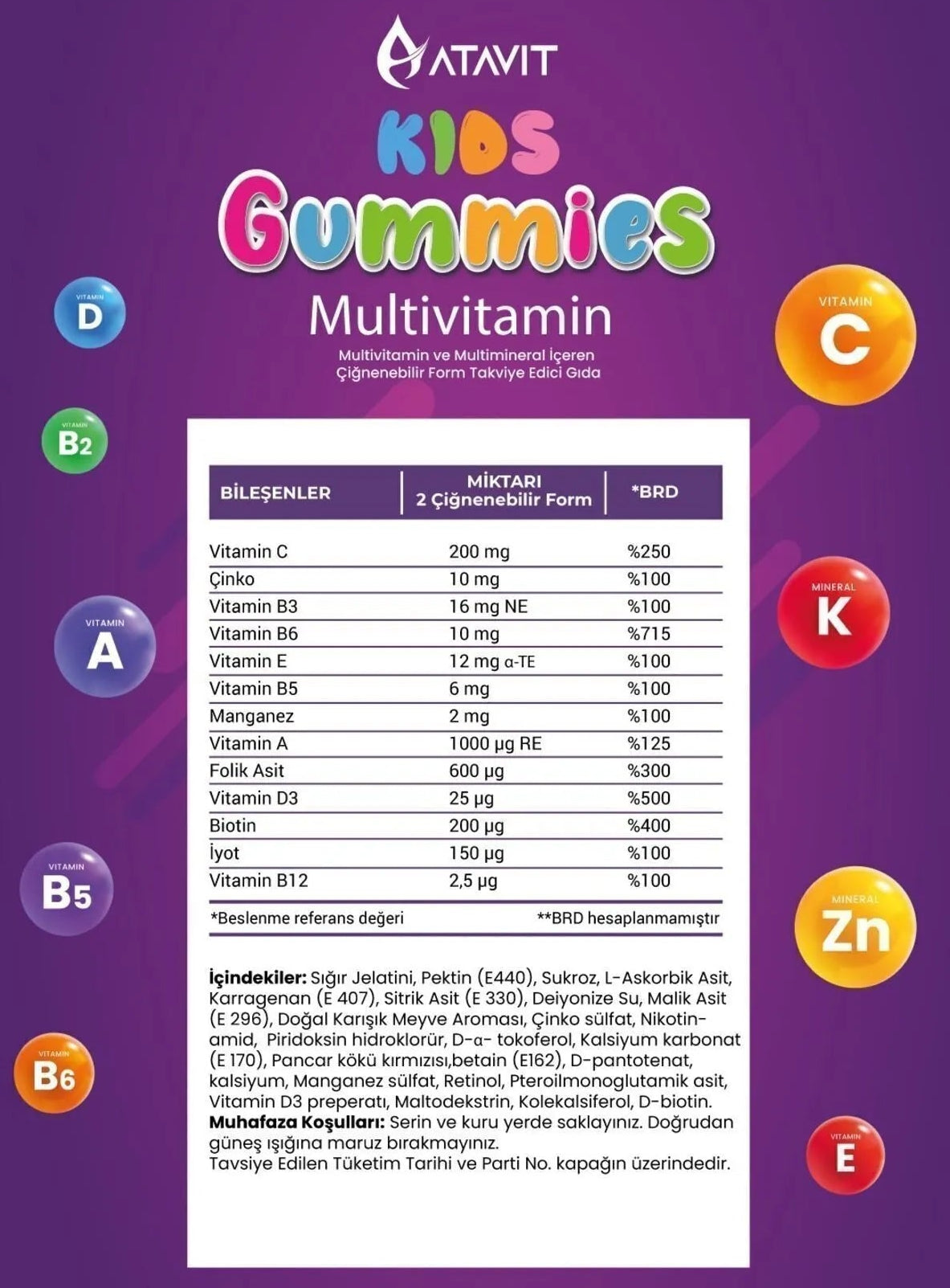 Kids Gummies Multivitamins